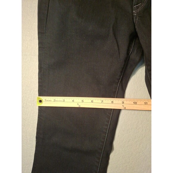 Lucky Brand Jeans Zoe Women's 10/30 Black Straight Stretch Cowgirl Mom 34/33 - Picture 4 of 15